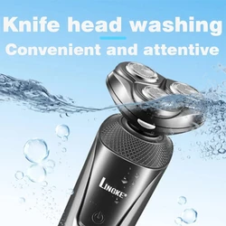 Electric shaver men's waterproof wet and dry razor smart display excellent product