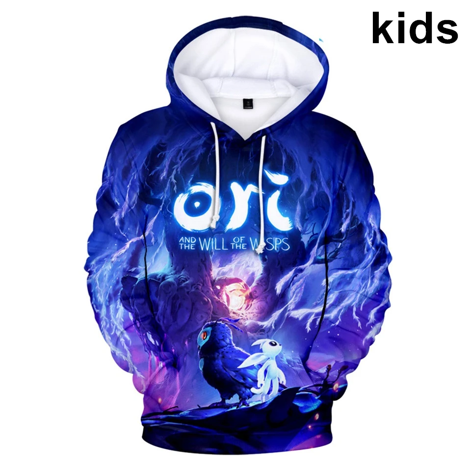 Sudaderas con capucha para de 3 a 14 años Ori y la de los Wisps, sudadera con estampado 3D, ropa de abrigo para niños y Sudaderas con capucha y sudaderas| -