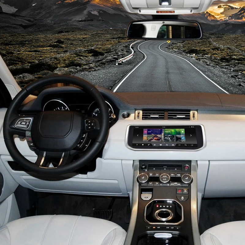 Cheap 10.25 Inch Android 7.1 2+32GB Car GPS Navigation Multimedia Bluetooth Player For Land Range Rover Evoque 2012-2016 8