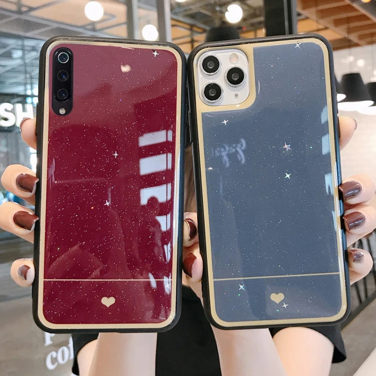 Luxury Simple love cover For Xiaomi Mi9 Mi8 Lite SE Mi CC9e A3 9T Redmi K20 PRO Phone Case back coque |