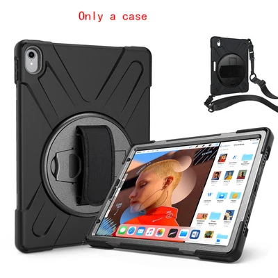 No Pen Slot Black PC+ Силиконовый противоударный чехол для iPad Pro, 11 дюймов,, чехол-подставка, новинка, сверхпрочный, детский, защитный, жесткий, с подставкой, с отделением для ручки+ пленка - Цвет: No Pen Slot Black
