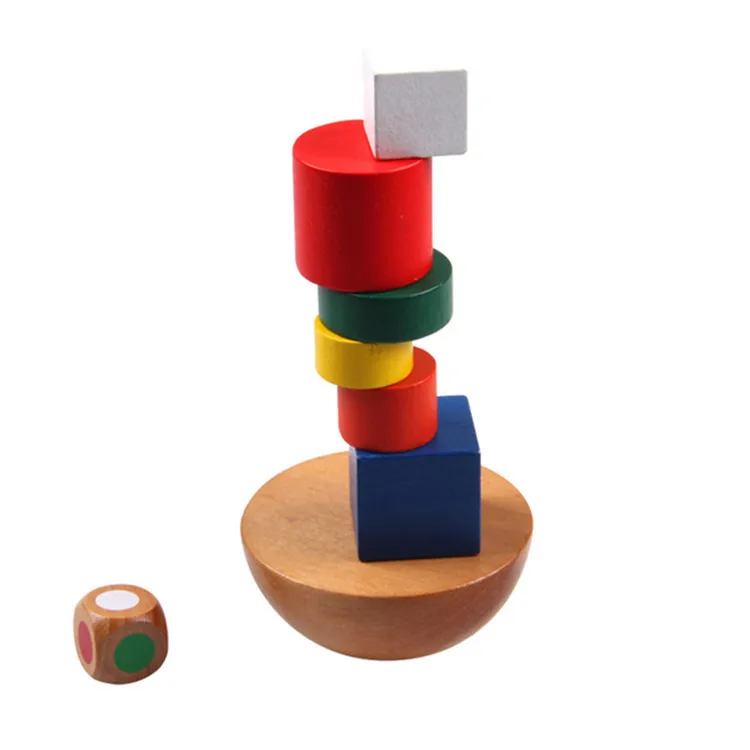 Montessori Color Shape Perceptivity Developing Educational Wooden Toys For Children Kids Birthday Gift Mictorio Infantil Chunks