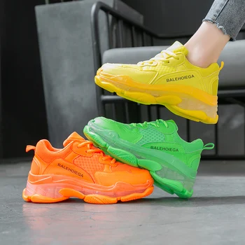 

2019 Spring StabilityAutumn New Women's Thick Bottom Comfortable Outdoor Shoes High Quality Sports Non-slip Running Women