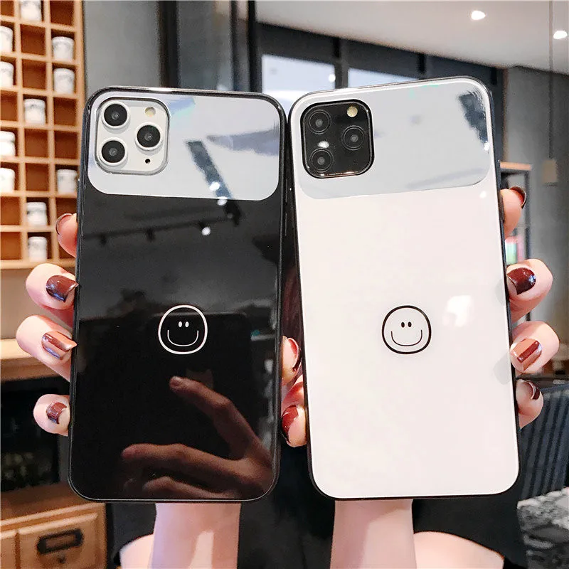 Для Iphone 11pro XS XR MAX чехол для телефона модный стеклянный 7 8 6s Plus XSMAX розовый со