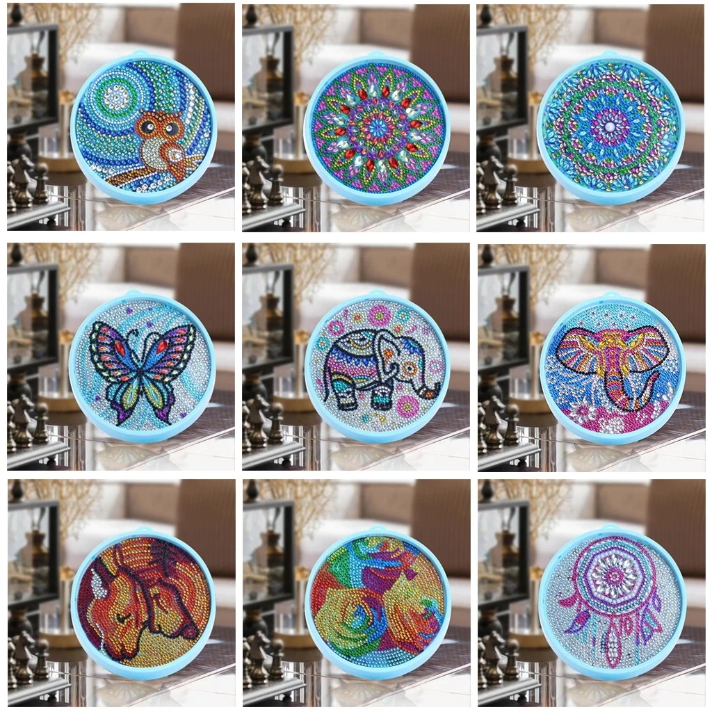DIY Diamond Painting Led Light Full Drill Cross Stitch Number Kit Lamp for Bedside Art Craft Home Decor New | Дом и сад