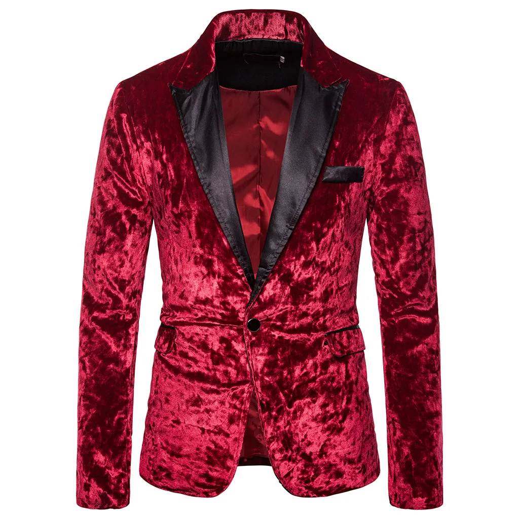 HEFLASHOR мужской Блестящий блейзер с золотыми блестками, мужской блейзер для ночного клуба, Свадебный костюм, куртка, одежда для певцов