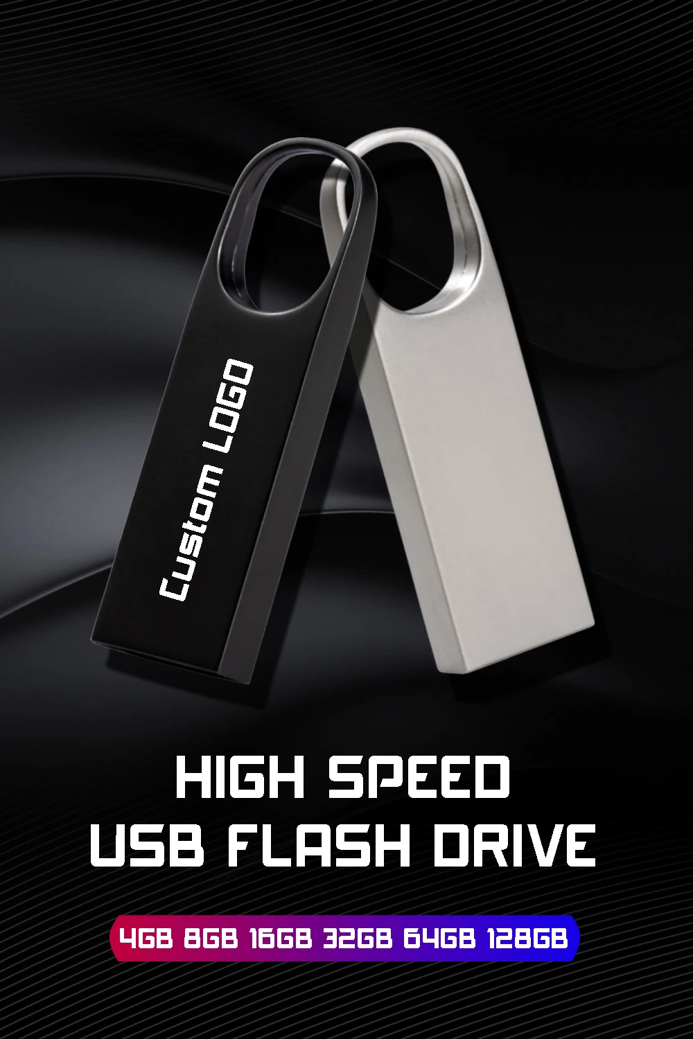 JASTER USB 3,0 металлический USB флеш-накопитель 64 ГБ 32 ГБ 16 ГБ 8 ГБ 4 ГБ USB флешка металлическая ручка-накопитель реальная емкость(более 10 шт. бесплатный логотип