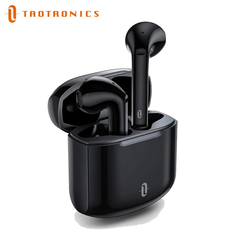 TaoTronics SoundLiberty 95 TWS Bluetooth Earphones AptX Codec Hi-Fi Headphones 28H Playtime Smart Charging Box Wireless Headset |