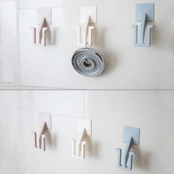 

-Wall-mounted Paste Shoe Storage Rack Bathroom Shelf Slippers Rack Household Storage Hook- ztou