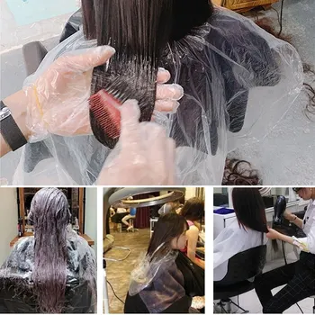 

50/100/200 pcs Disposable Apron Wrap Cape Salon Hairdressing Cloth Hair Cutting Hairdressing Cape Barber Salon Capas Hairdresser