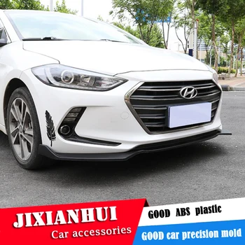 

For Elantra Body kit spoiler 2016-2018 For Hyundai Elantra BK ABS Rear lip rear spoiler front Bumper Diffuser Bumpers Protector