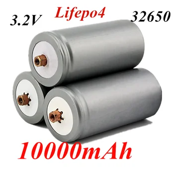 

1-6PCS 3.2V LiFePO4 Rechargeable battery 10000mah 32650 lithium ion polymer cell pack for 12V 24V 36V e-bike UPS Power HID light