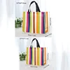 New Women Foldable Shopping Bag Reusable Eco Tote Pouch Large  Non-woven Shopper Bags Canvas Travel Grocery Shopping Bags ► Photo 2/6