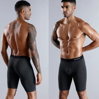 3 pièces boxeurs longs pour homme sous-vêtements Lots hommes caleçons coton hommes culottes famille Boxershorts Boxer Sexy hommes Shorts Calecon 3