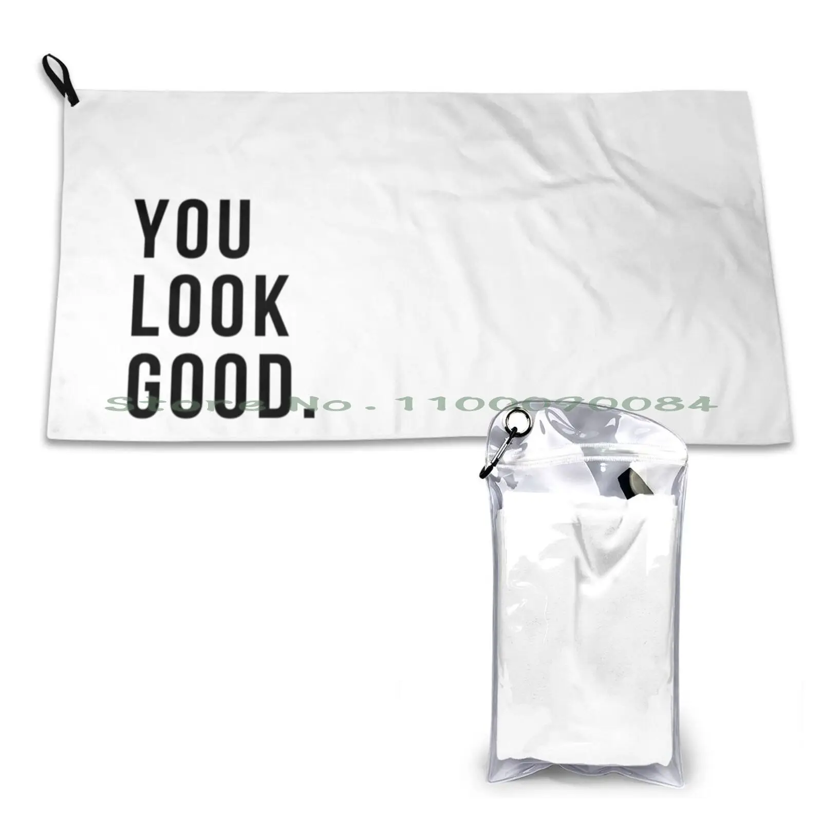 

Быстросохнущее полотенце You Look Good, портативное полотенце для спортзала, для ванны, для занятий спортом, приятный для вдохновения Коврик для ванны, приятный на вид Мягкий впитывающий пот