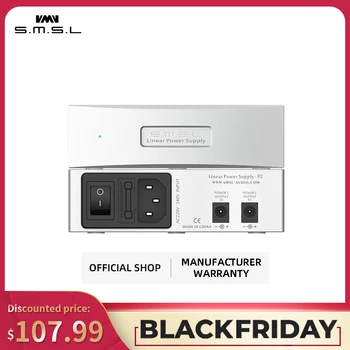 

SMSL P2 Linear Power Supply Dual 5V Output Can Use As Audio Power Supply Set for SMSL M8A and SAP-12 Amplifier