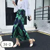 WERUERUYU Wrap Skirts Women Casual Chiffon Tie-Waist Ruffle Wide Leg Loose ► Photo 3/6