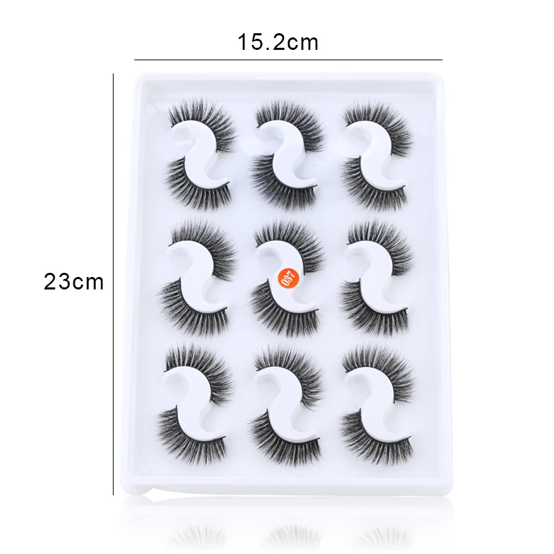 NEW 9 Pairs 6D Mink Lashes Natural False Eyelashes Set Fake Lashes Bulk Makeup Eyelash Extension Beauty Makeup Tools NEW 9 Pairs 6D Mink Lashes Natural False Eyelashes Set Fake Lashes Bulk Makeup Eyelash Extension Beauty Makeup Tools