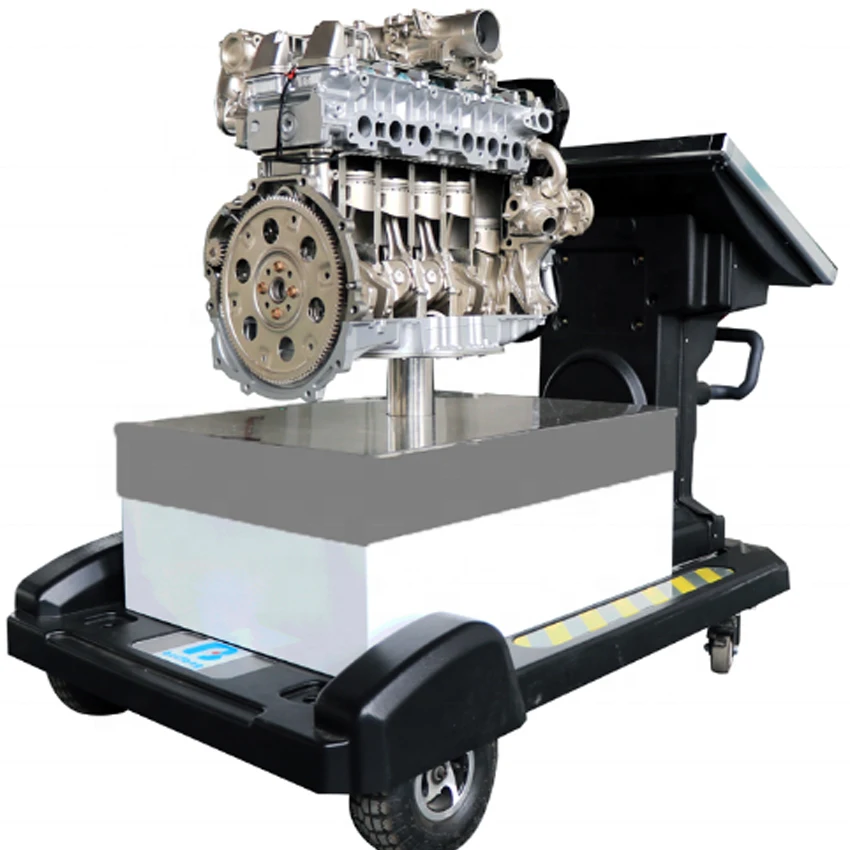 

In-line six-cylinder engine training platform for automotive teaching aids