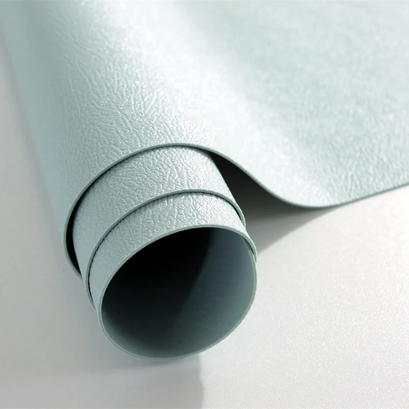 2021NewSolidColourPuLeatherTableCoversPlacematsWaterproofD