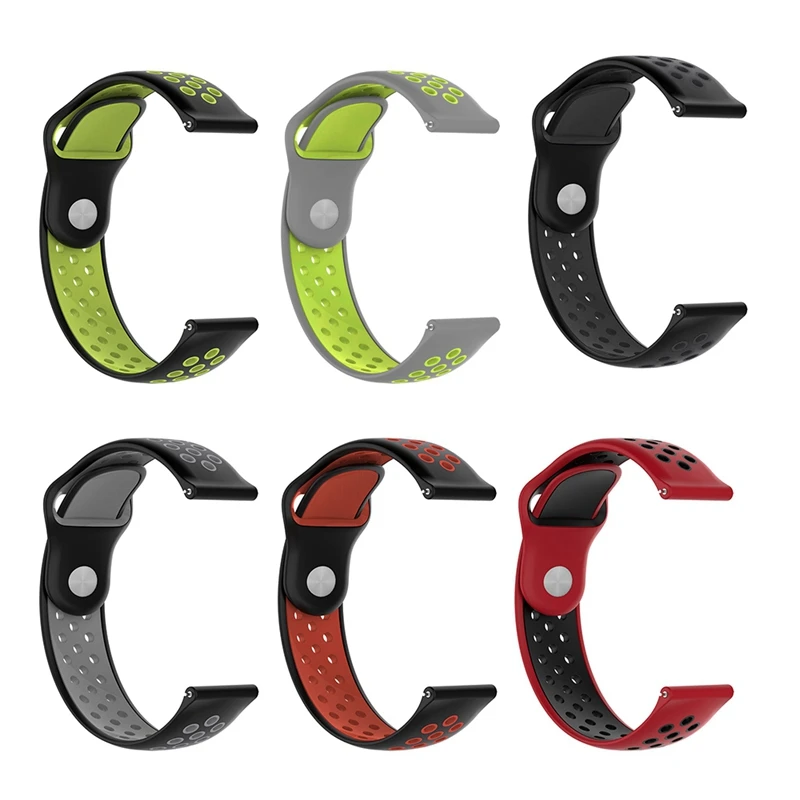 Силиконовый сменный дышащий ремешок для часов 20 мм для Vivoactive3 Music Forerunner245M