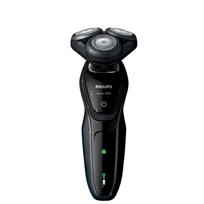 Philips профессиональная электробритва S5082 перезаряжаемая 3D плавающая головка моющаяся для мужской 5 направления Гибкая бритвенная головка
