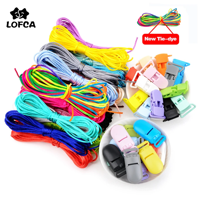 Promo Clamp Pacifier-Clips Jewelry-Making Baby Nipples LOFCA Infant Toy 10pcs Plastic DIY Multi-Color 0KRX078W