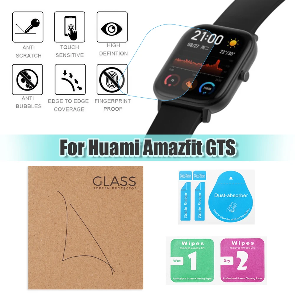 3Pcs New Watch Screen Protector Explosion-proof Full Cover Clear Soft HD Screen ProtectorTransparent protective film for Amazfit