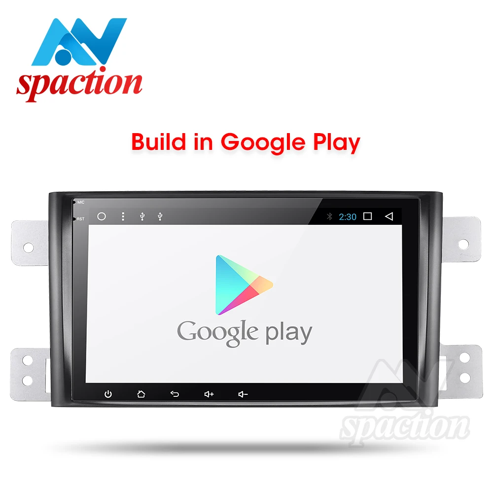 Anspaction android 9.0 car dvd for suzuki grand vitara 2006-2011 multimedia car radio stereo gps with steering wheel navigation