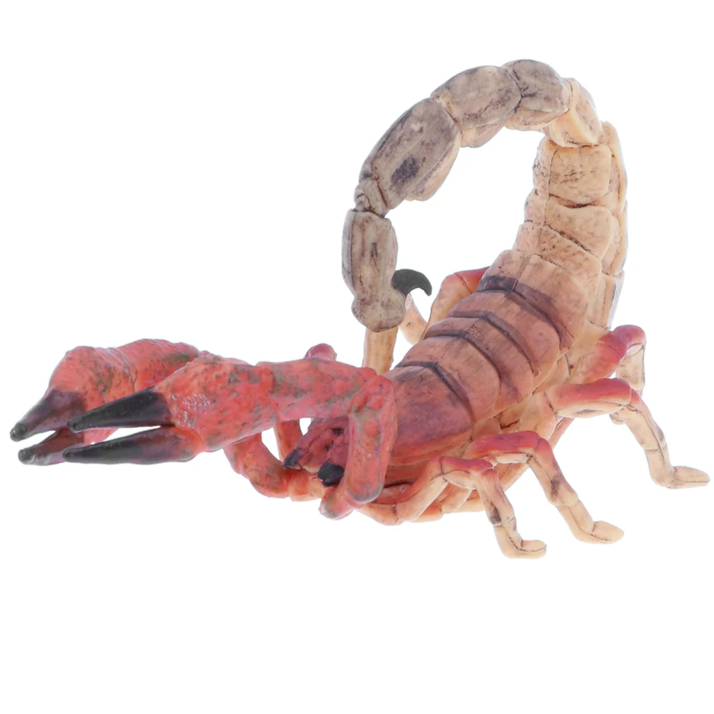 Realistic Scorpion Figurine Wildlife Animal Figures, Easter Eggs Cake Toppers Christmas Birthday Gift Party Favors
