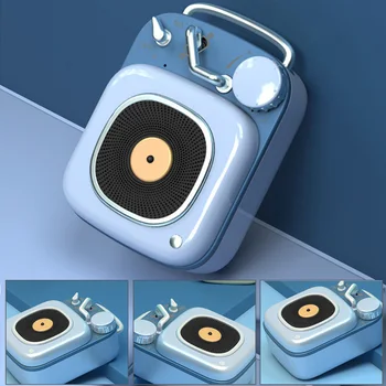 

Portable Wireless High Power Subwoofer Rechargeable Stable Signal Super Bass Stereo Smart HM20 Zinc Alloy Bluetooth Speaker