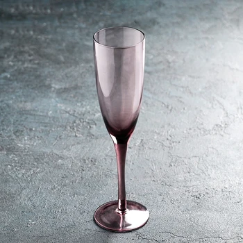 

Champagne glass "Piaf", 220 ml, pink