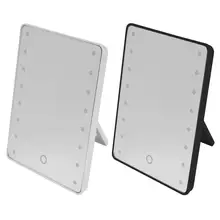 Aliexpress - 16LED 180Degree Rotation Touch Screen Women Cosmetic Makeup Mirror Table Tabletop Light Up Vanity Mirrors