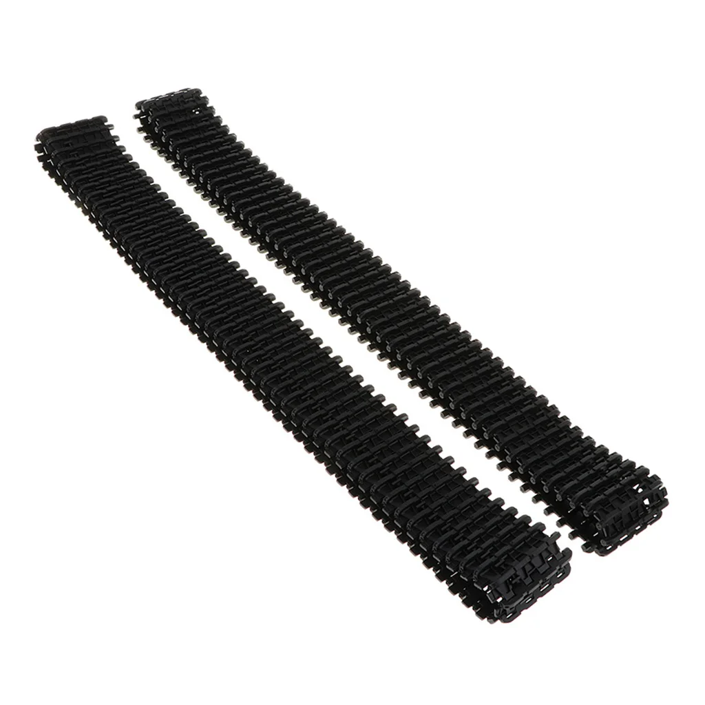 2PCS 78CM Plastic Robot Tank Chassis Rugged Track RC Car Diecast Accessory