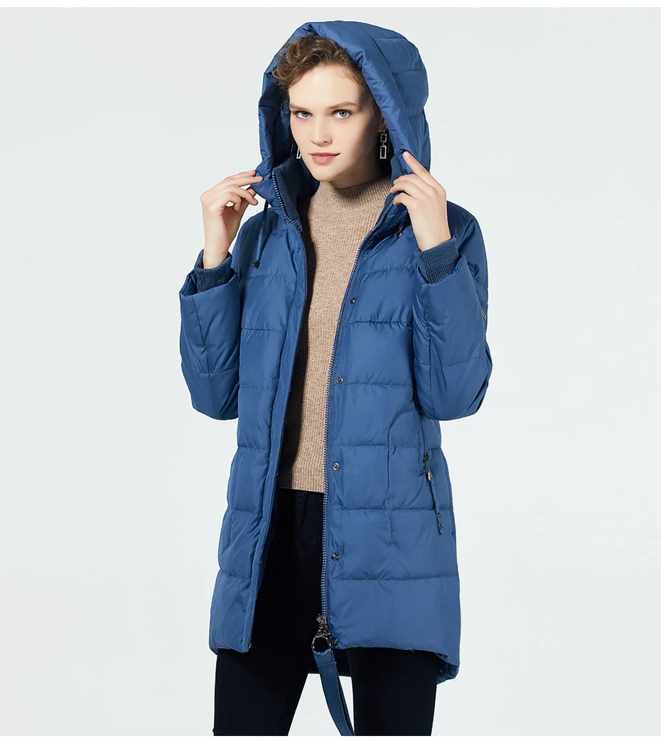 GASMAN на зиму пуховик женщин зимняя женская куртка средней длины Женская Толстая теплая пуховая парка с капюшоном ветрозащитное пальто женская одежда зима
