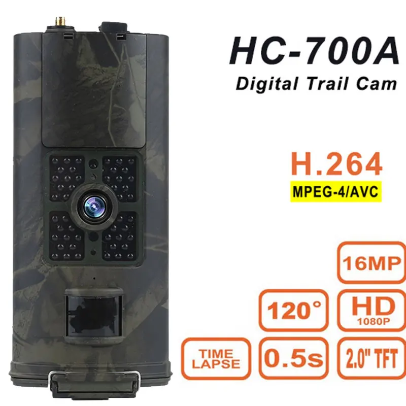 

16MP 1080p HD IR Hunting Camera 0.5s Surveillance Wildlife Hunting Camera 20M Trail Camera Multifunctional Night Vision