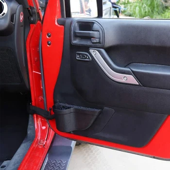 

For Jeep Wrangler JK JKU GrabTray Passenger Storage Tray Organizer Grab Handle Storage Box Front Door Storage Pockets Interior A