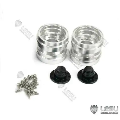 

Metal Wheel Hubs for 1/14 RC LESU Hydraulic Trailer Truck A0020 A0005 DIY Tamiyaya TH16937
