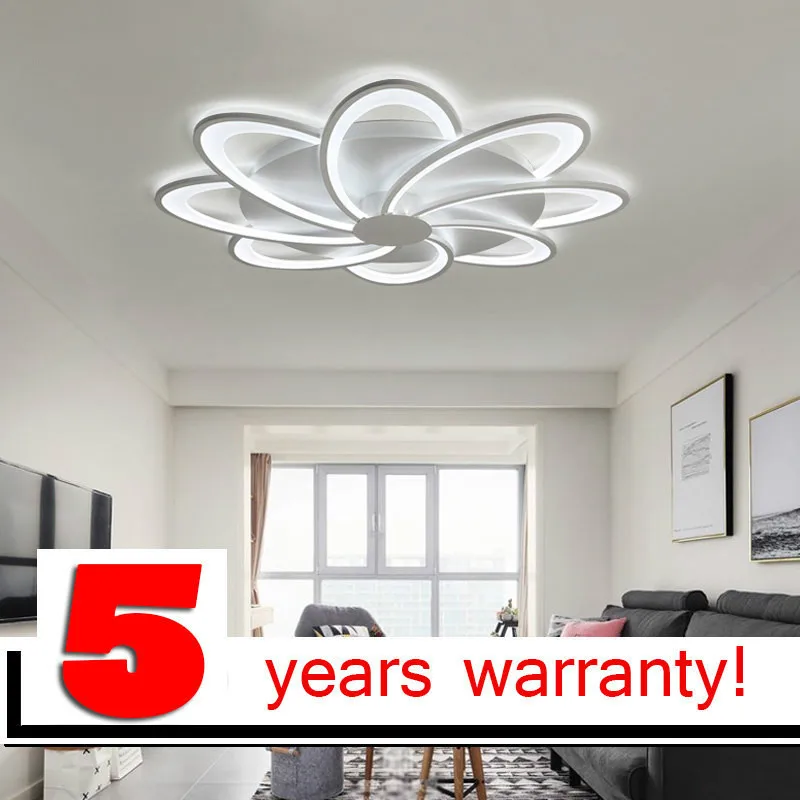 Современная люстра акриловая Светодиодная потолочная комбинированная лампа для