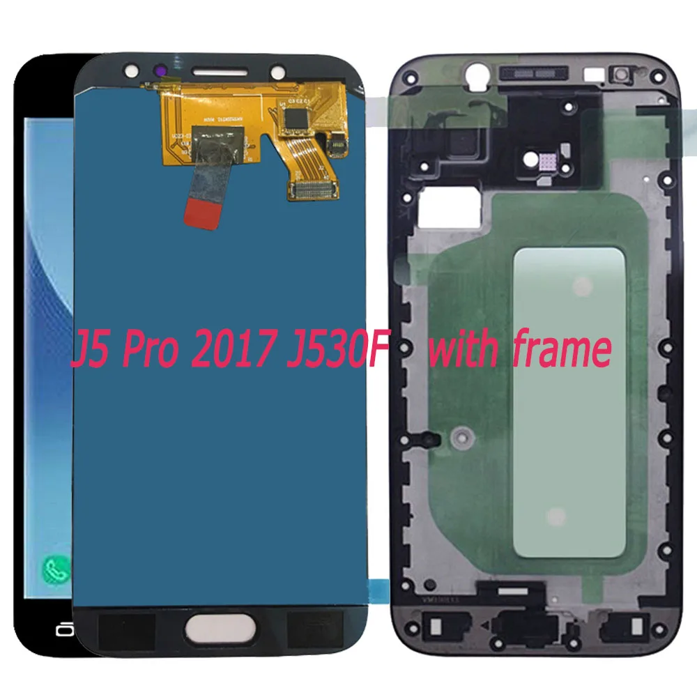SZHAIYU J530 ЖК-экран для SAMSUNG J5 Pro J530F SM-J530F сенсорный экран дигитайзер ЖК-дисплей с рамкой