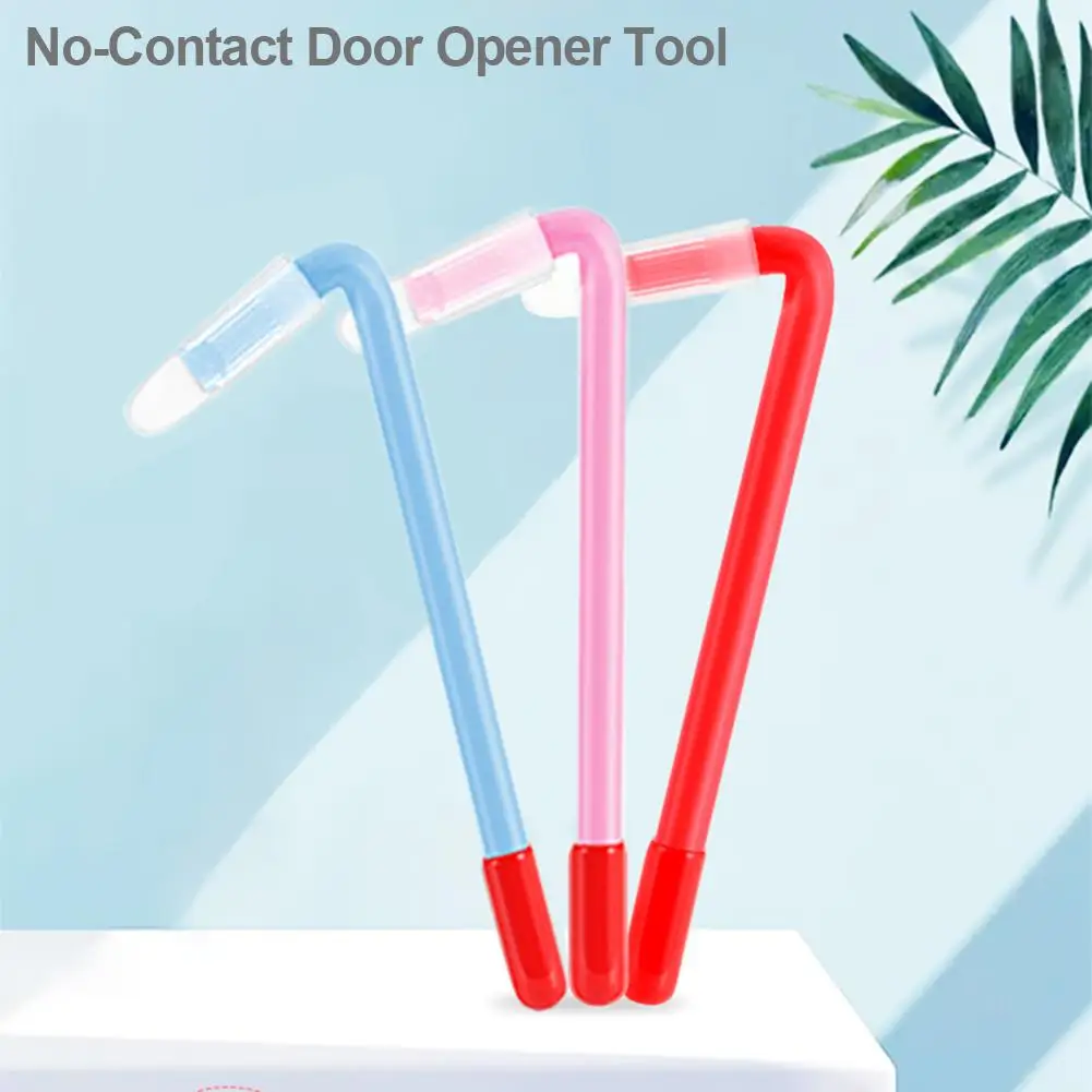 

10pcs New No Touch Open Door Assistant Safety Contactless Tool Portable Anti Germ Elevator Button Drawer Door Handle Assistant