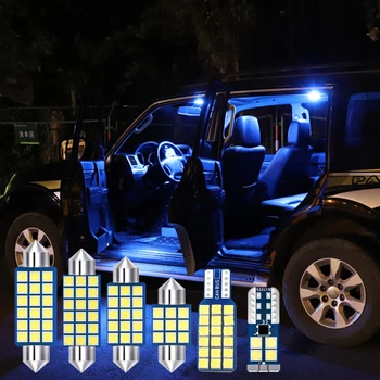 

6pcs Auto LED Bulbs Car Interior Light Kit Dome Reading Light Trunk Lamps For MG 6 MG6 Hatchback 2010 2011 2012 2013 2014 2015