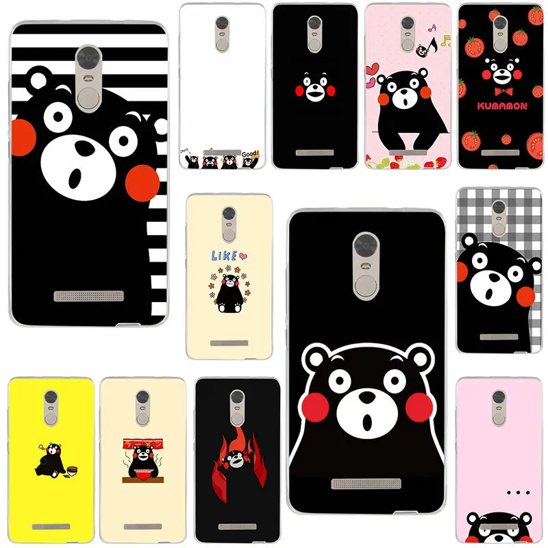 Игры под названием Kumamon Danganronpa Monokuma мягкие Аксессуары для телефонов Xiaomi mi Red