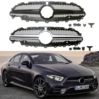 

Car Front Racing Billet Bumper Grille Upper Facelift Gril Fit For Mercedes Benz W257 CLS Class 2019 2020