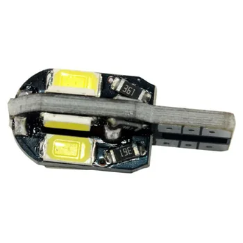 

W5W Car LED Bulbs 8LED White Side Wedge Light DC12V 6000-7000K Accessories
