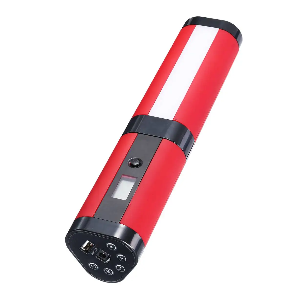 12 В 160PSI беспроводной ручной надувной насос автомобильный воздушный насос цифровой Перезаряжаемый для авто аварийный мотоцикл светодиодный свет - Название цвета: Red