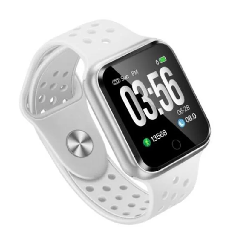 Silver White S226 Смарт-часы ремешок/набор спортивные Смарт-часы IP67 Водонепроницаемый сердечный ритм кровяное давление Smartwatch Поддержка IOS Android PK F8 B57 - Цвет: Silver White