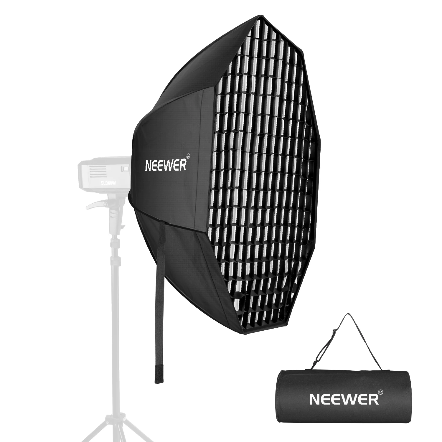 

Neewer 36 Inches Octagon Quick Collapsible Softbox Bowens Mount Removable Diffusers Grid Folding Softbox for Photography Studio