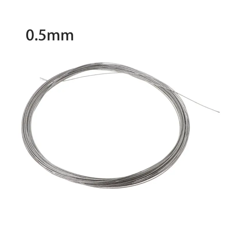 New Stainless Steel Wire 0.02-3.0mm Beading Rope Cord Fishing