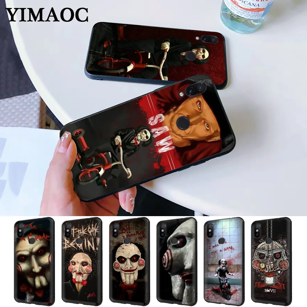 Saw Horror Moive Ghost замечательный силиконовый случай для Redmi Примечание 4X5 Pro 6 5A Prime 7 8 |